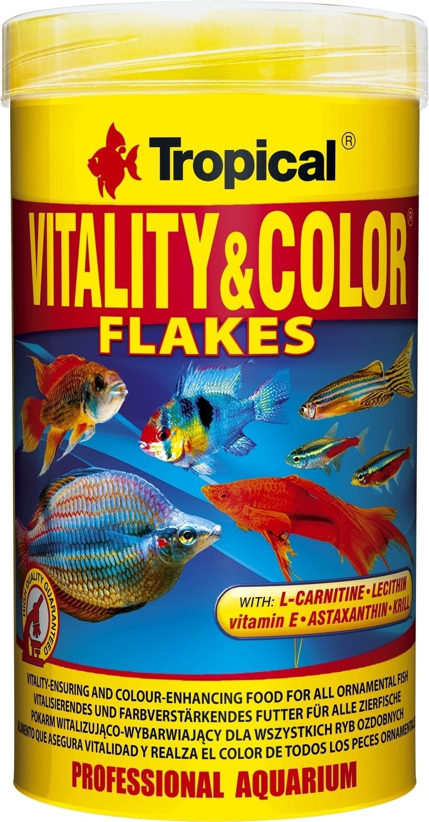 Tropical Vitality Colour Flakes Balık Yemi 1000 ml