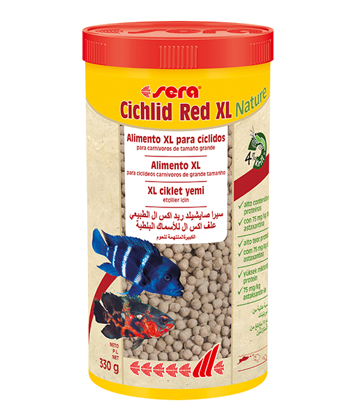 Sera Cichlid Red XL Nature Etçil Balık Yemi 1000 ml