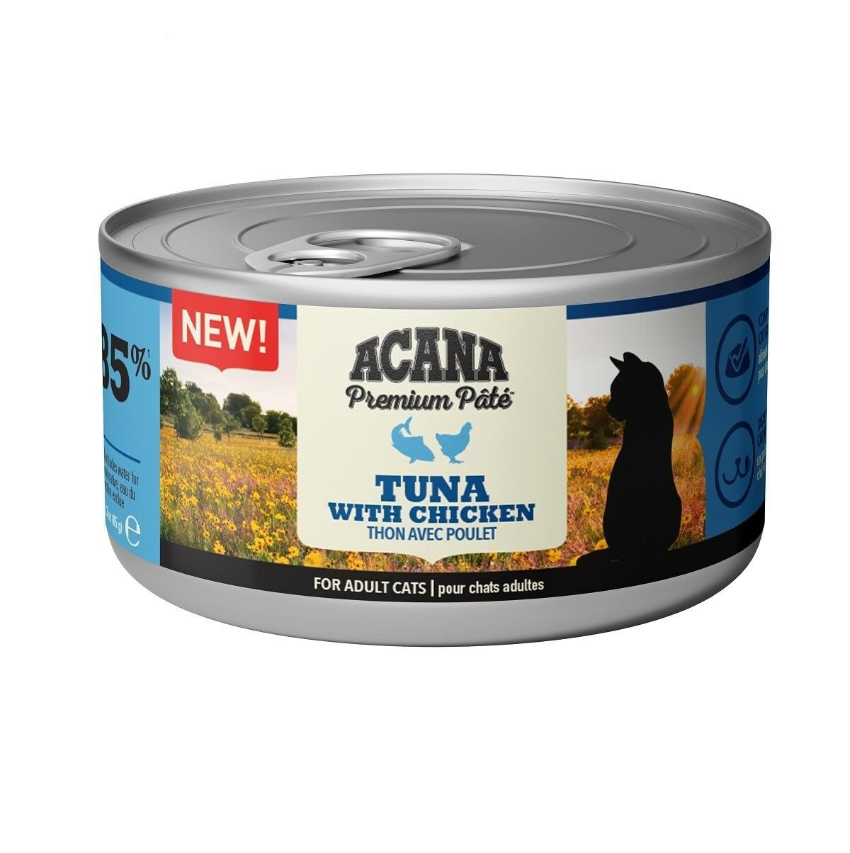 Acana Premium Pate (Ezme) Tuna Balıklı Kedi Konservesi 85 Gr