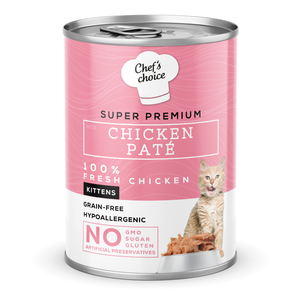 Chef's Choice Chicken Kitten Pate Yaş Kedi Maması 400 gr
