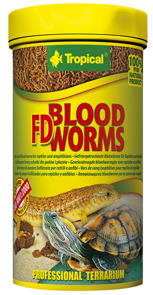 Tropical FD Blood Worms Kankurdu Yem 250 ml