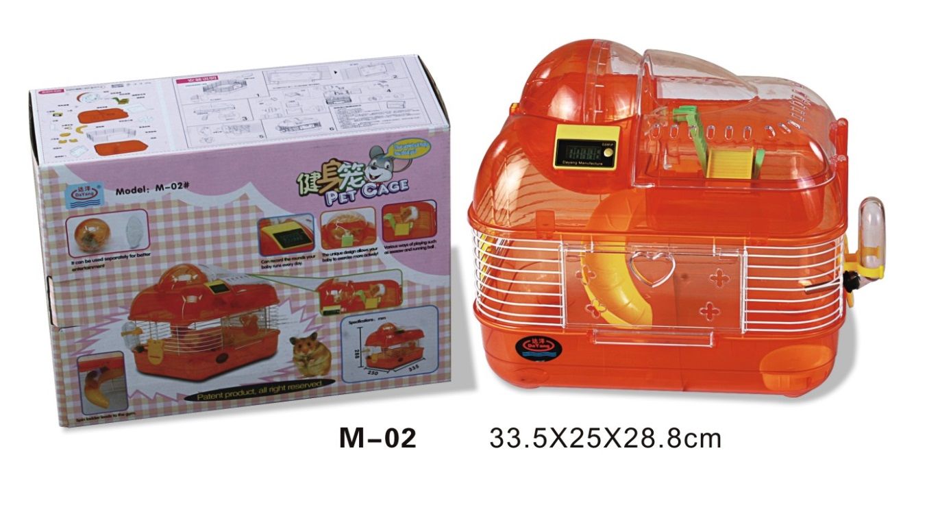 Dayang Hamster Kafesi Sayaçlı 33x25x28.8 Cm