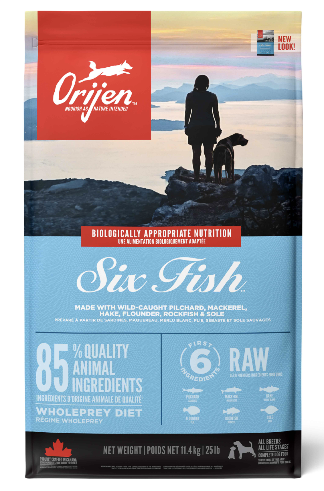 Orijen Six Fish Köpek Maması 11,4 Kg - Tüm ırk ve yaşam evreleri için