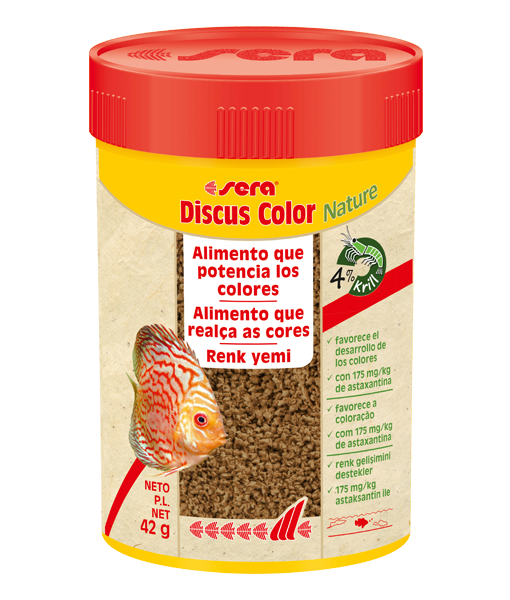 Sera Discus Color Nature Balık Yemi 100 ml