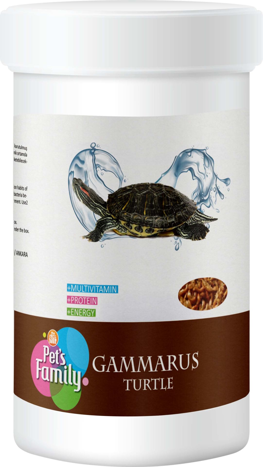 Pet’s Family Gammarus Turtle Balık Yemi 100ml/12 Gr