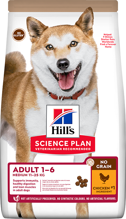 Hill's Adult Medium Tavuklu Tahılsız Orta Irk Yetişkin Köpek Maması 12 Kg