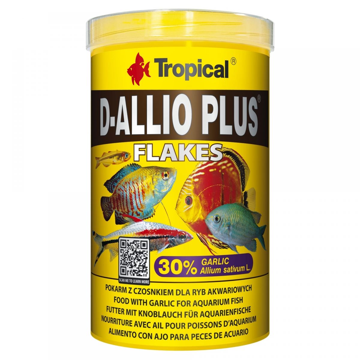 Tropical D-Allio Plus Flakes Discus Pul Balık Yemi 1000 ml
