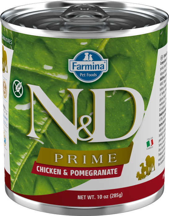N&D Prime Tavuklu ve Narlı Tahılsız Yetişkin Köpek Konservesi 285 gr