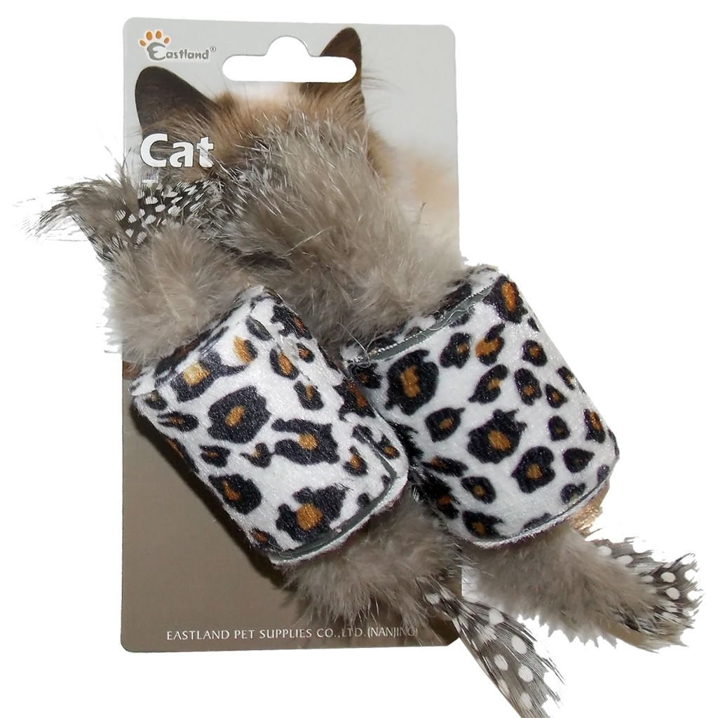 Eastland Peluş Oyuncak Tüylü Leopar 2'li 4.6Cm