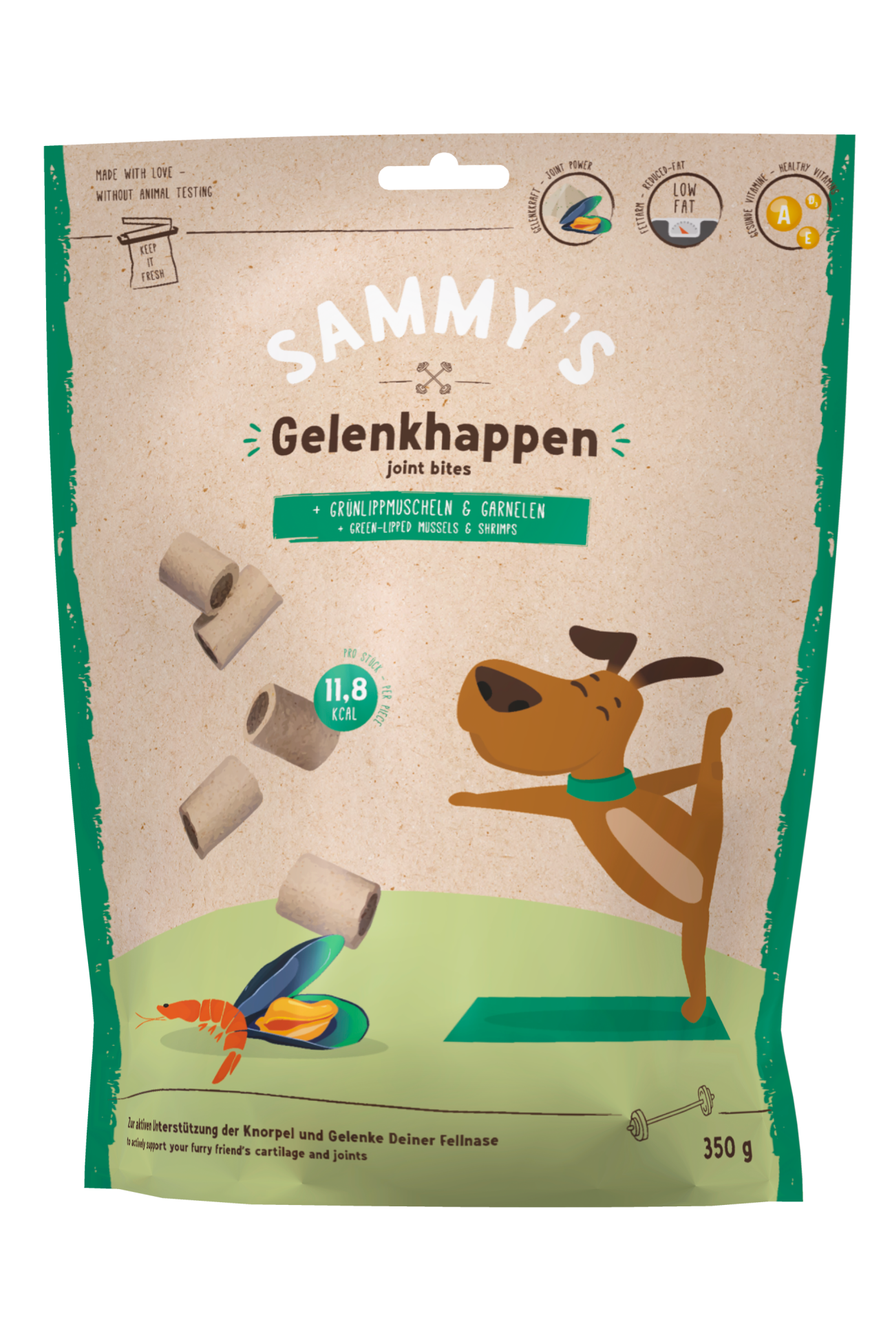 Bosch Sammy's Midye - Karidesli Köpek Atıştırmalığı 350 gr