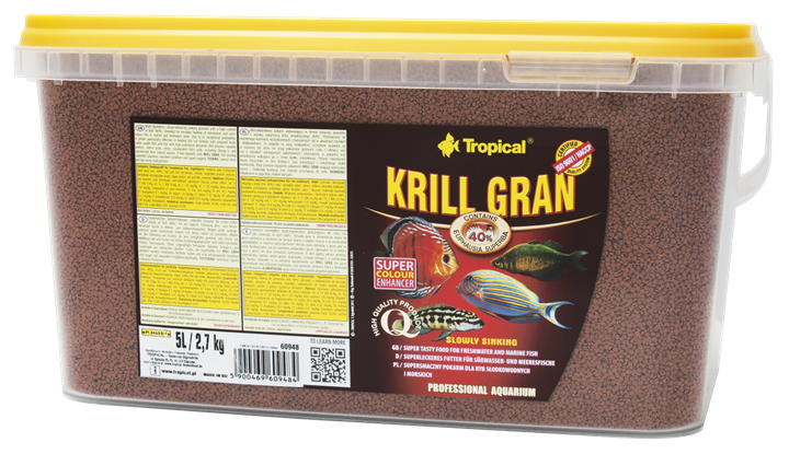 Tropical Krill Gran Akvaryum Balık Yemi (5 litre) 2,7 Kg