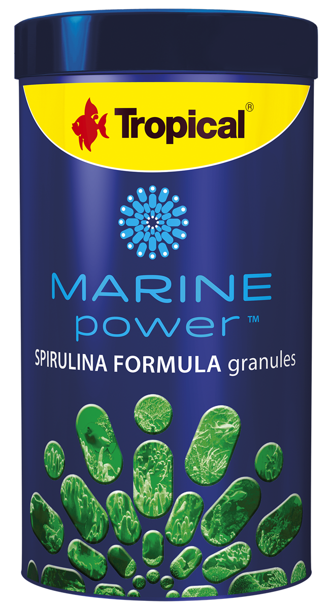 Tropical Marine Power Spirulina Formula Granules Balık Yemi 1000 ml