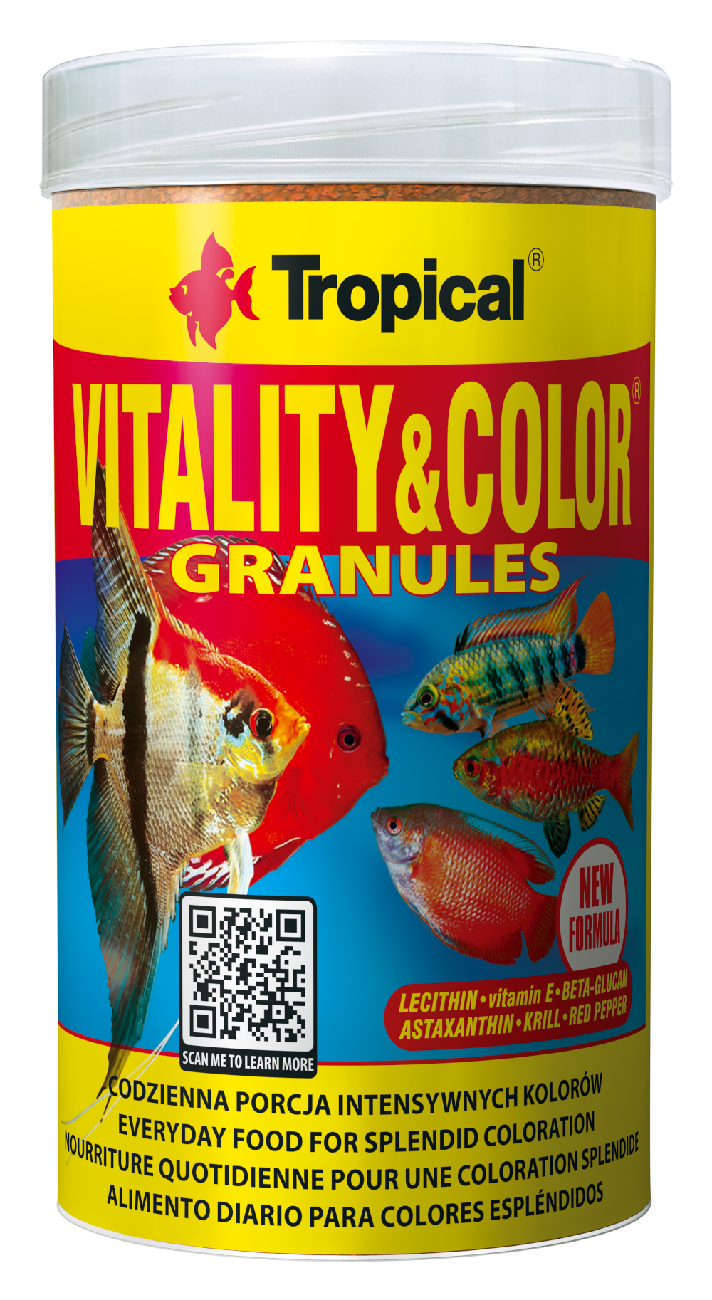Tropical Vitality & Color Granules Balık Yemi 1000 ml