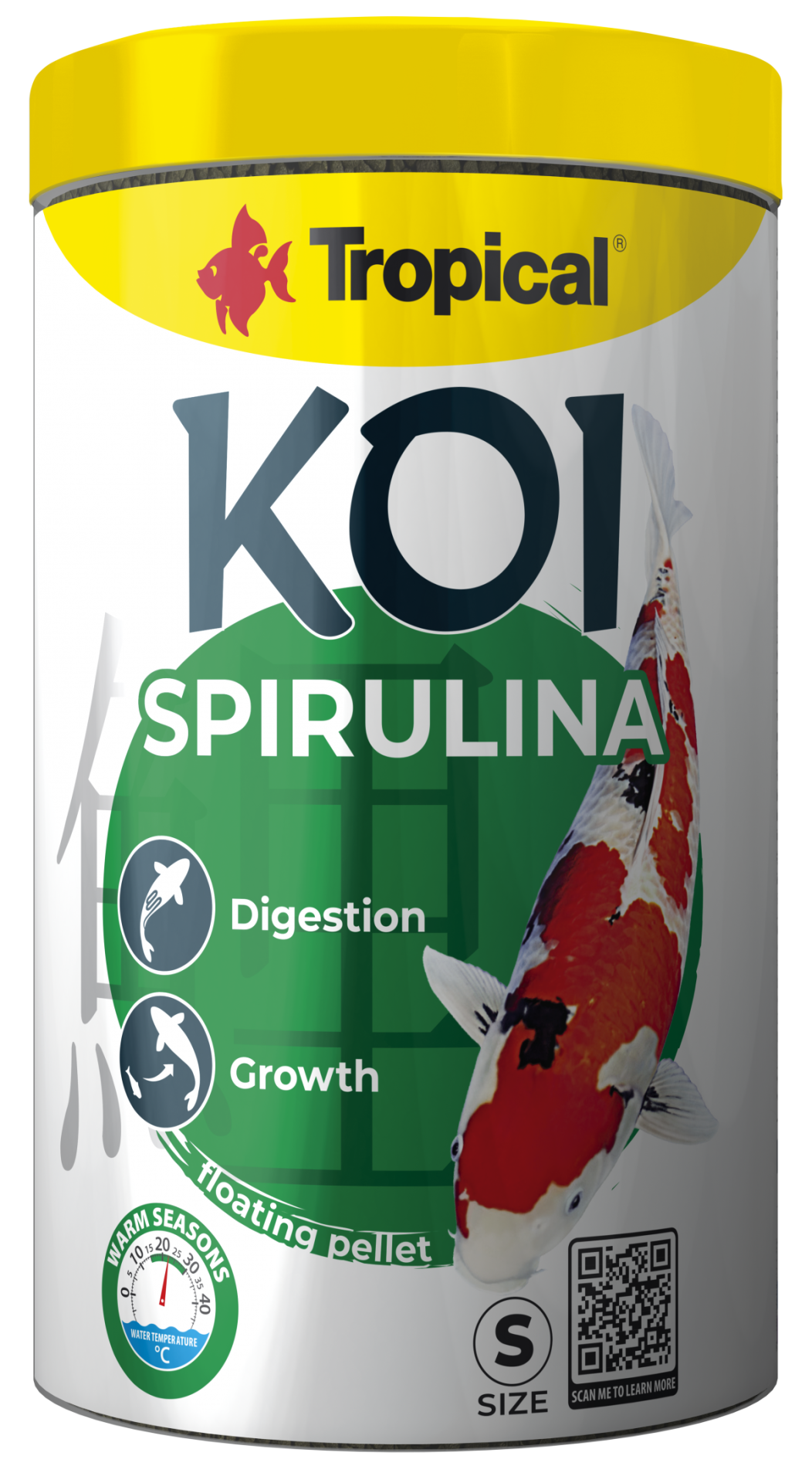 Tropical Koi Spirulina Pellet Size S 1000 ml