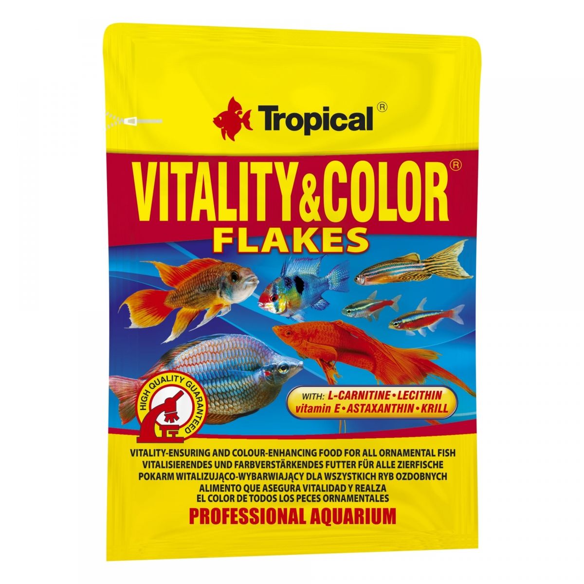 Tropical Vitality Color Flakes Renklendirici Pul Balık Yemi 12 gr
