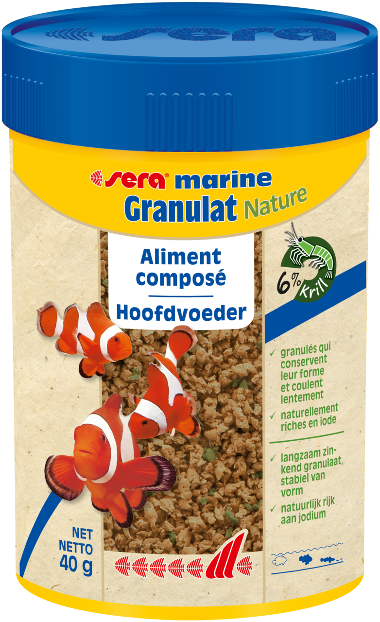 Sera Marine Granulat Nature Tuzlu Su Balığı Yemi 100 ml