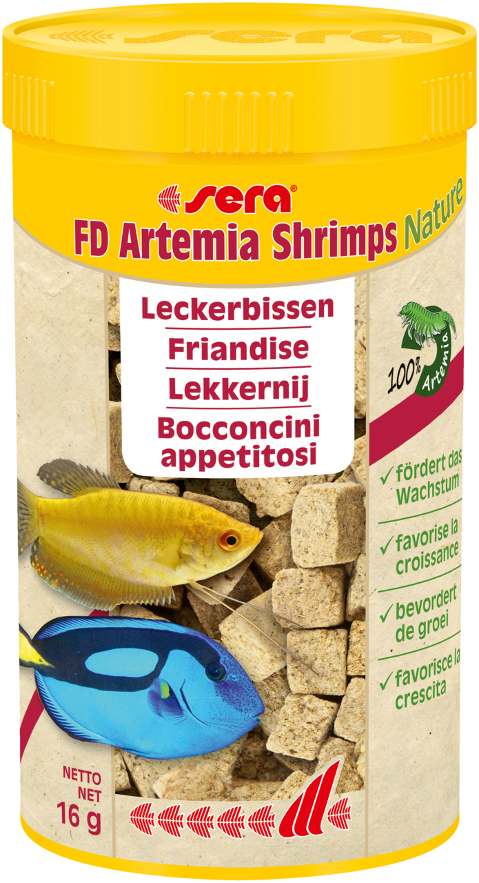 Sera FD Artemia Shrimps Nature Balık Yemi 250 ml