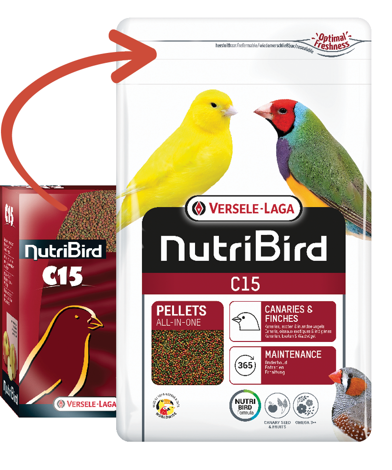 Versele-Laga Nutribird C15 Kanarya Pelet Yem 3 Kg