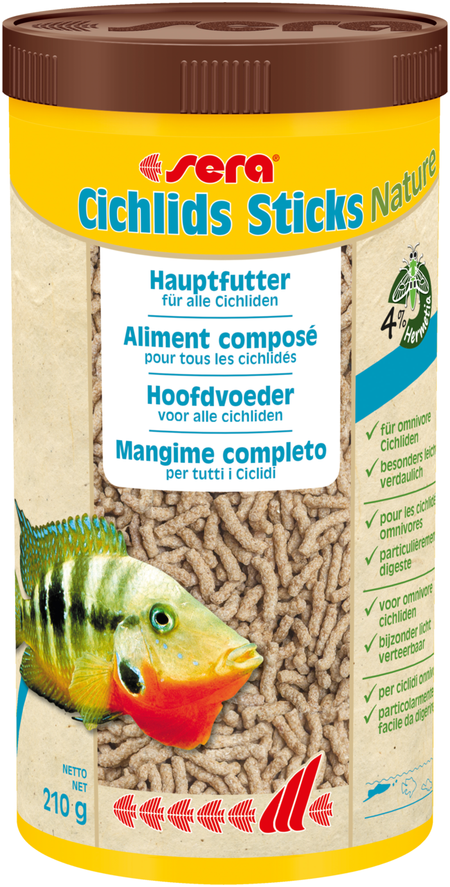 Sera Cichlid Sticks Nature Balık Yemi 1000 ml