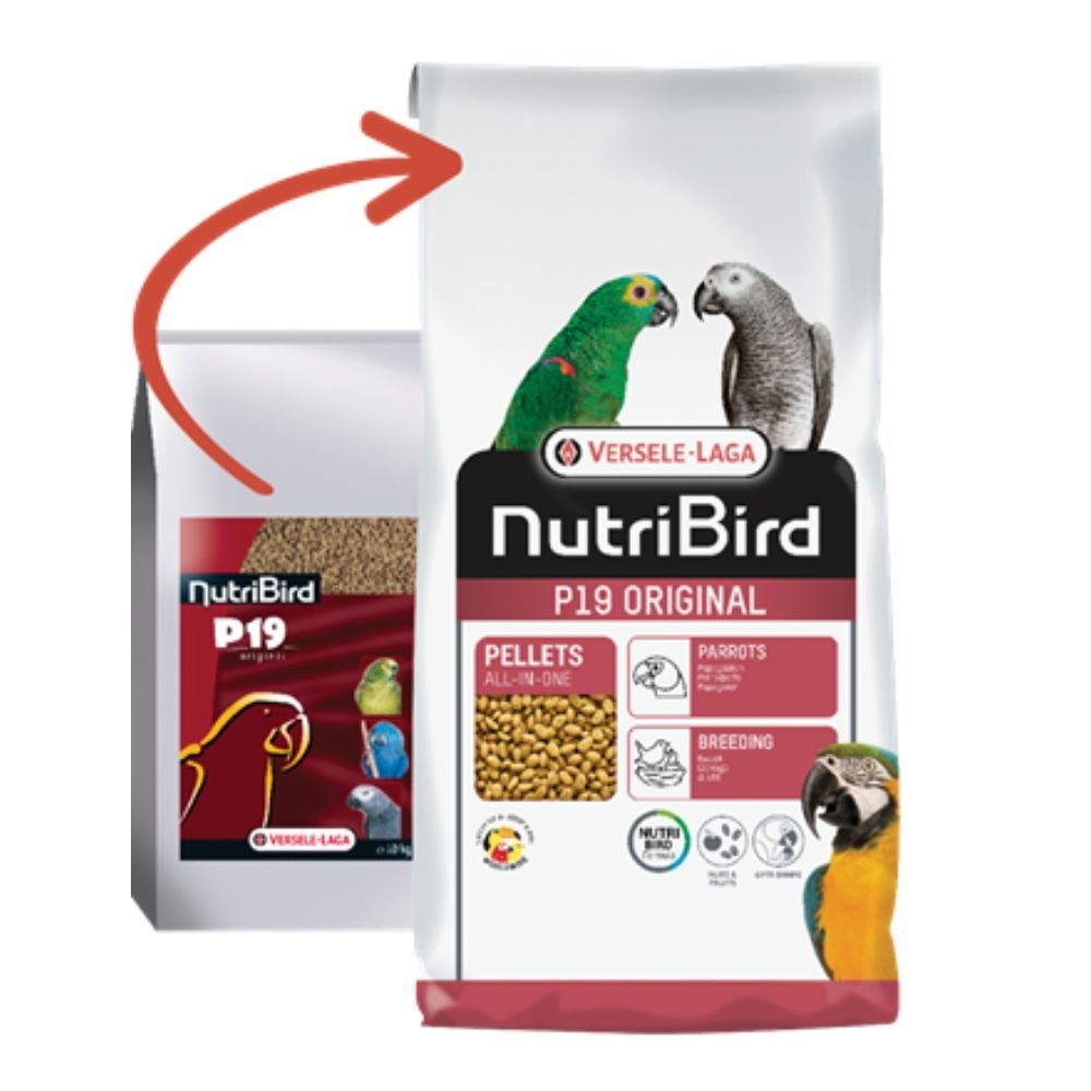 Versele-Laga Nutribird P19 Original Papağan Pelet 10 Kg