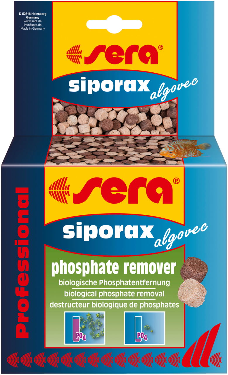 Sera Siporax Algovec Professional Phosphate Remover Akvaryum Fosfat Giderici 210 gr
