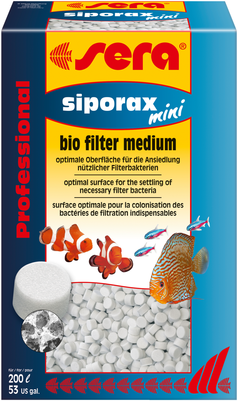 Sera Siporax Mini Professional Bio Filter Medium Akvaryum Filtre Malzemesi 270 gr