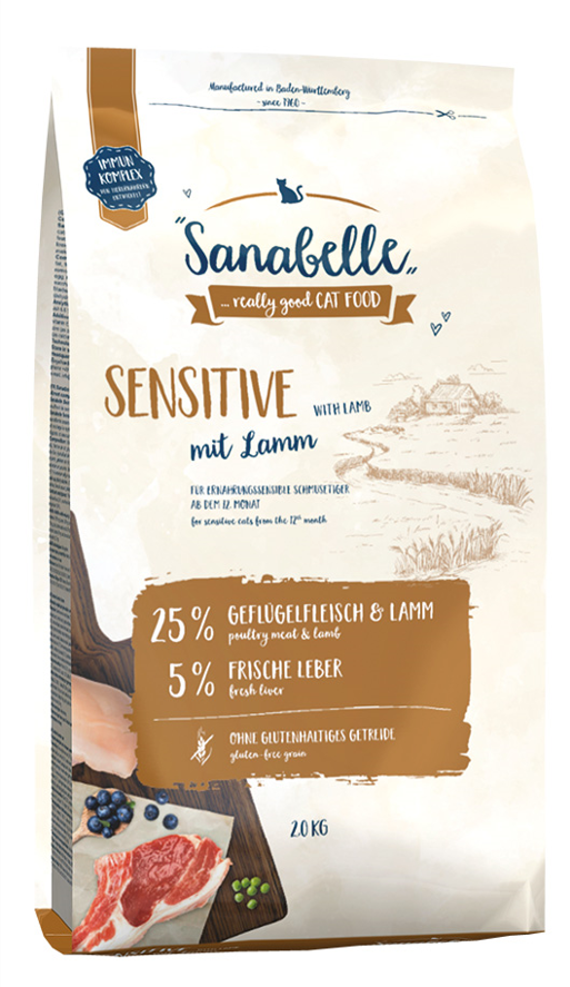 Sanabelle Sensitive Kuzu Etli Yetişkin Kedi Maması 2 Kg