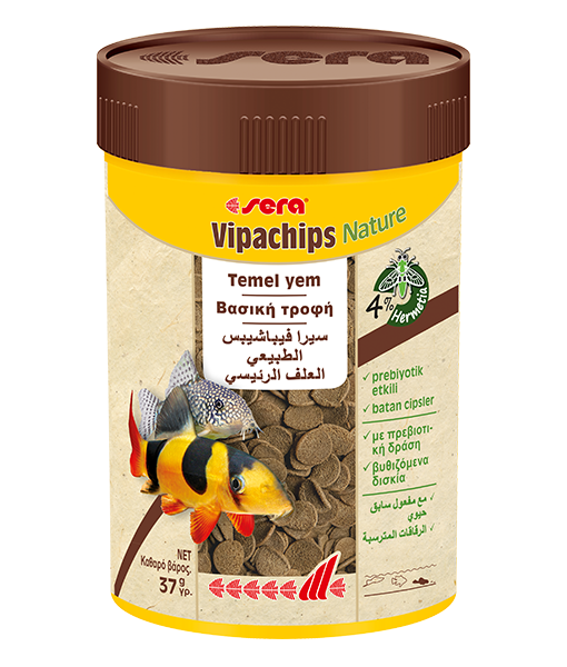Sera Vipachips Nature Balık Yemi 100 ml