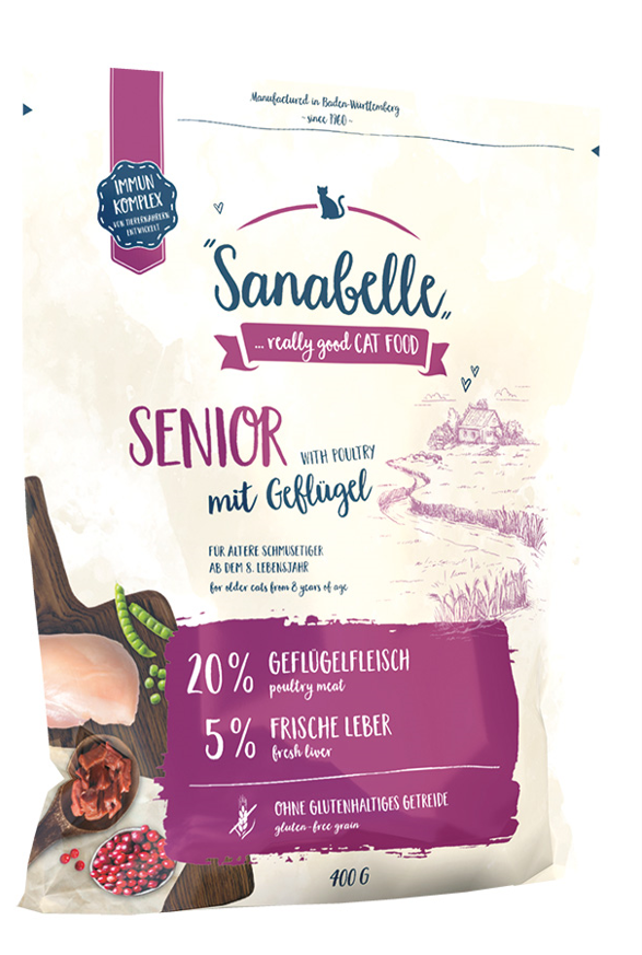 Sanabelle Senior Kümes Hayvanlı Yaşlı Kedi Maması 400 gr