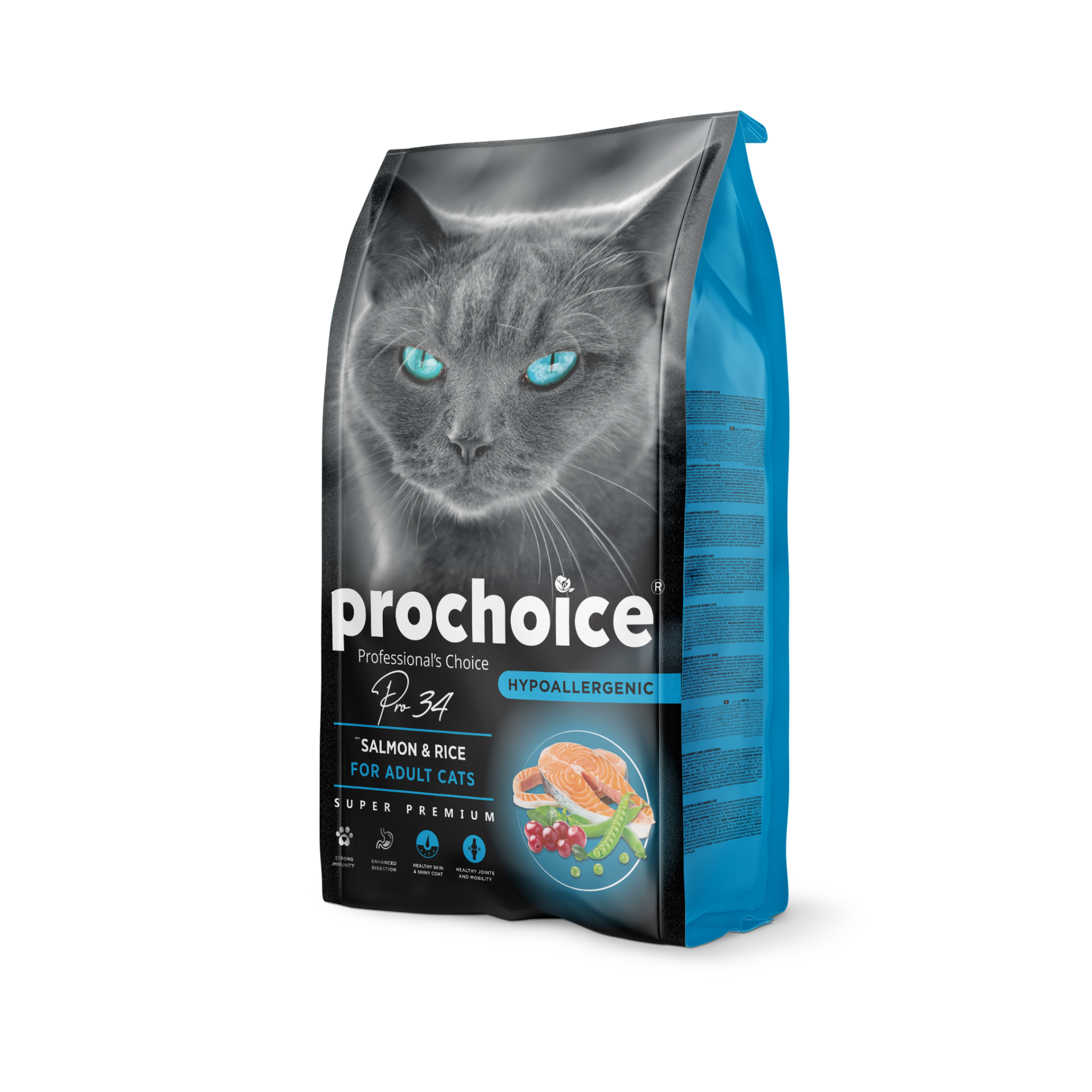 Prochoice Pro34 Adult Cats - Salmon & Rice Kedi Maması 2 Kg