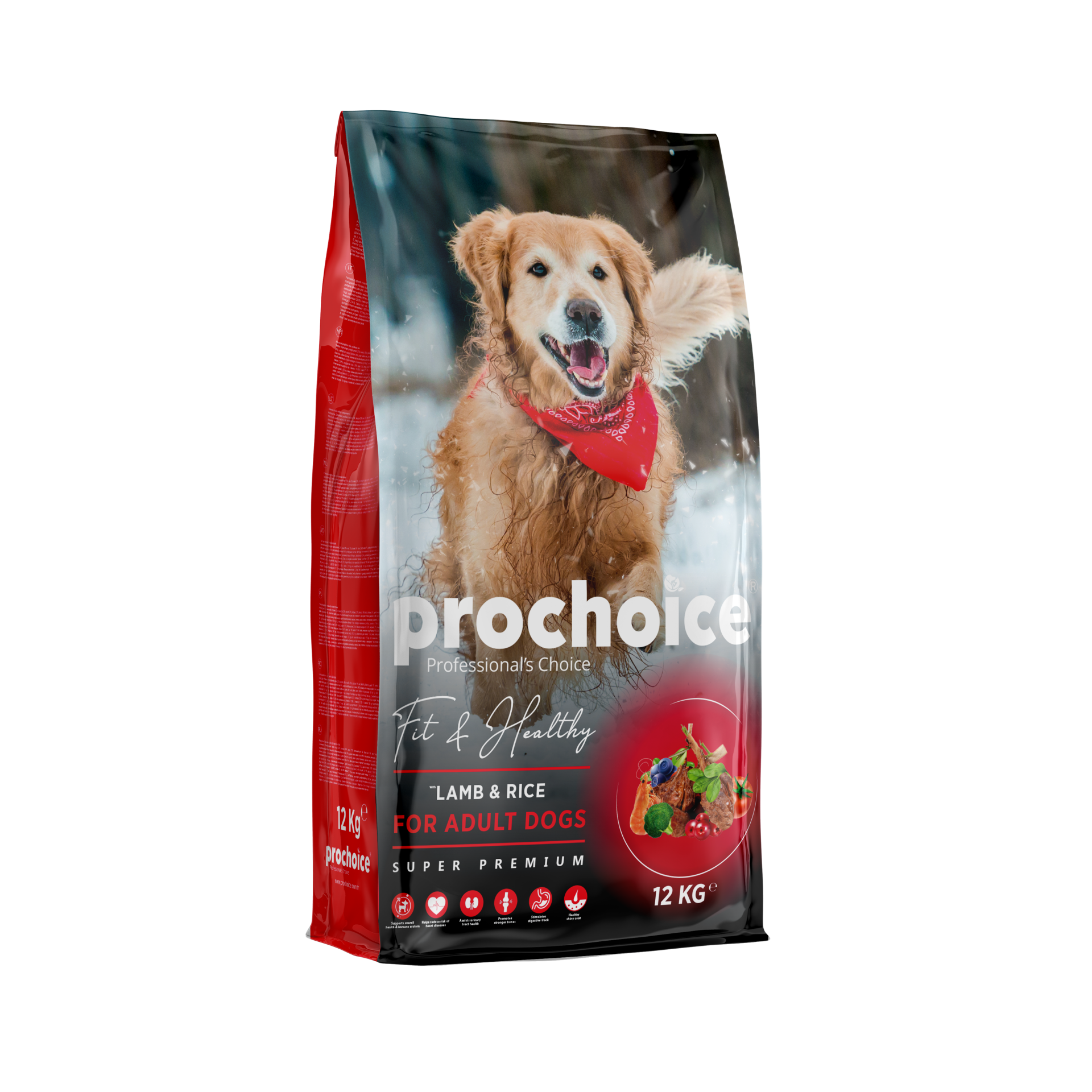 Prochoice Fit & Healthy - Adult Lamb & Rice Köpek Maması 12 Kg