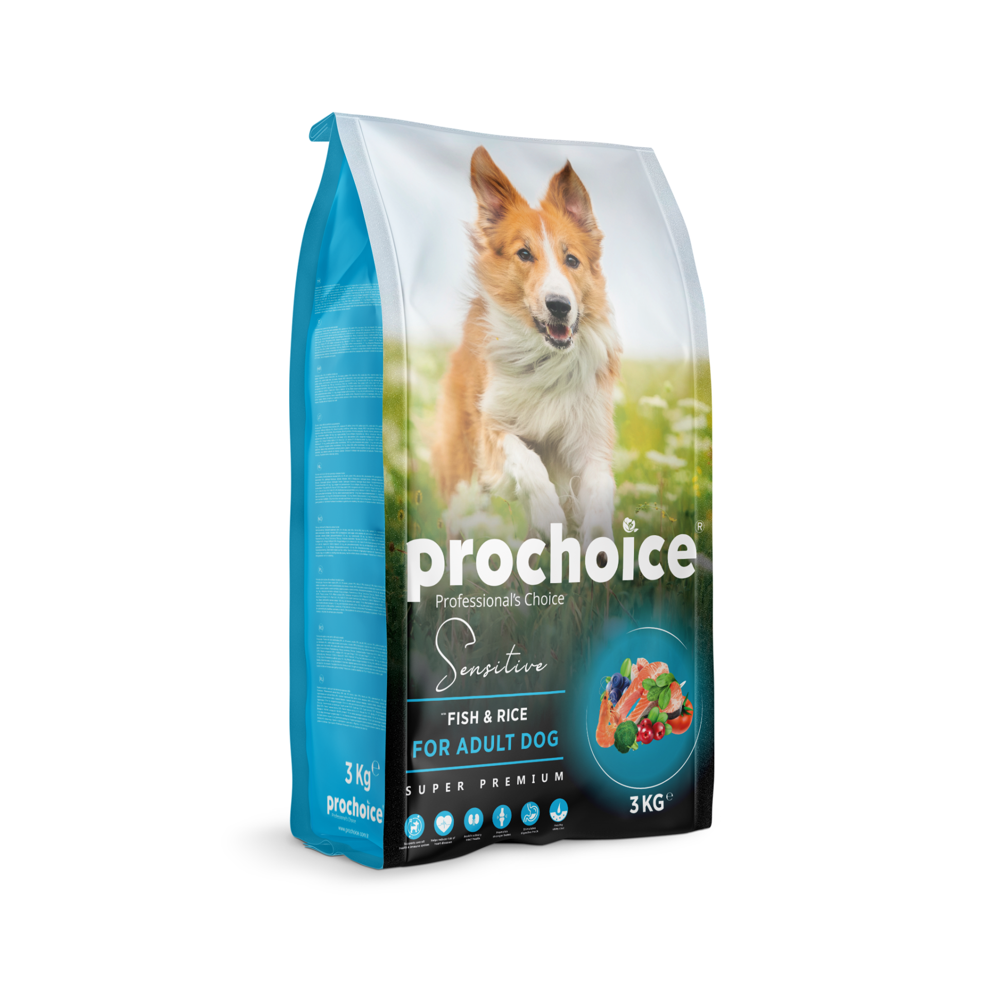 Prochoice Sensitive - Adult Fish & Rice Köpek Maması 3 Kg