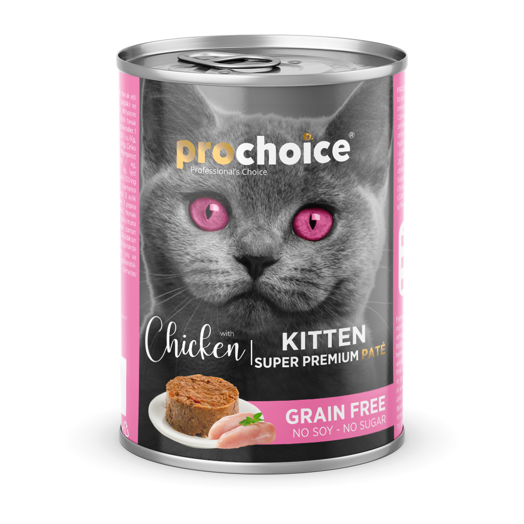 Prochoice Chicken Pate For Kittens Kedi Yaş Maması 400 gr