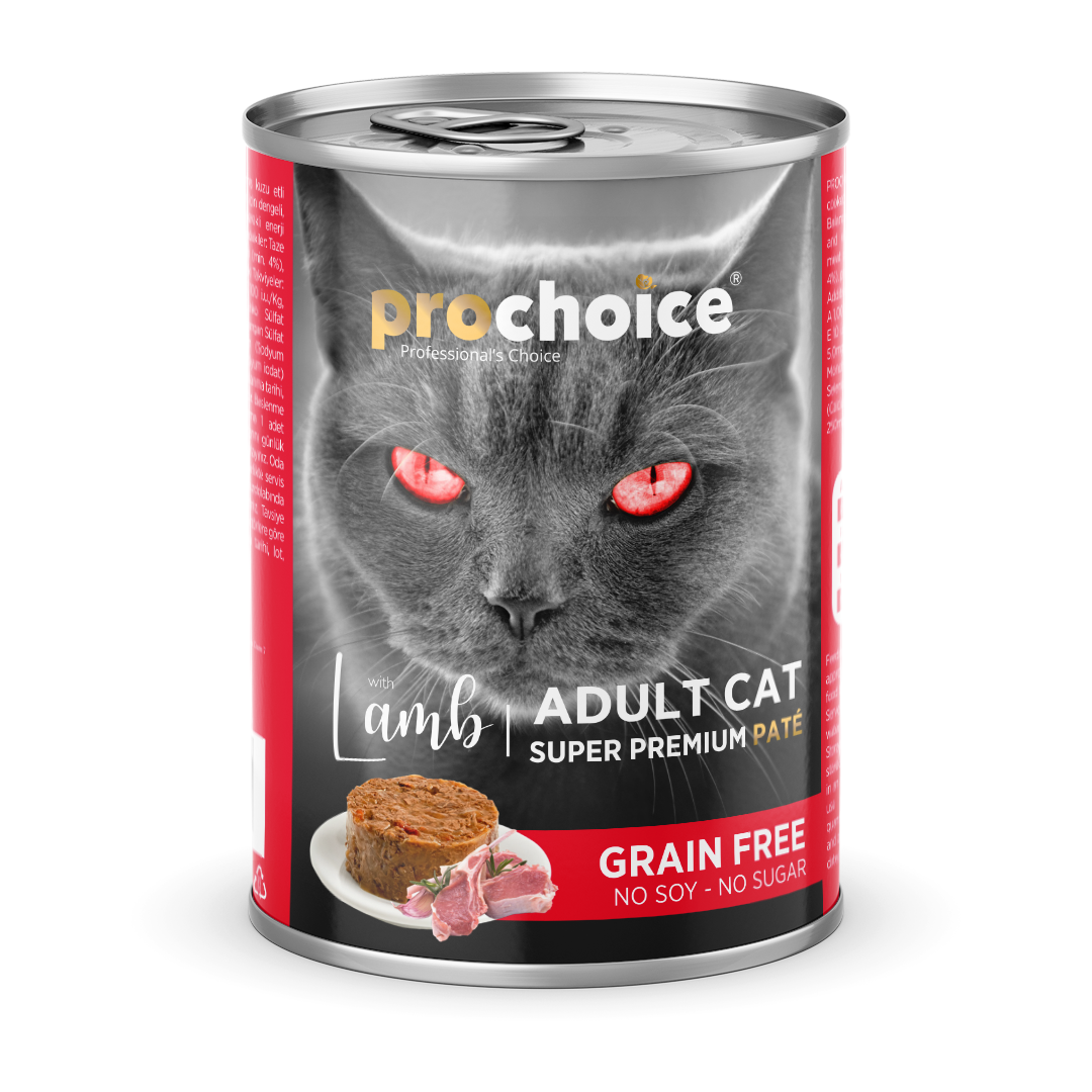 Prochoice Lamb Pate For Adult Cats Yaş Kedi Maması 400 gr