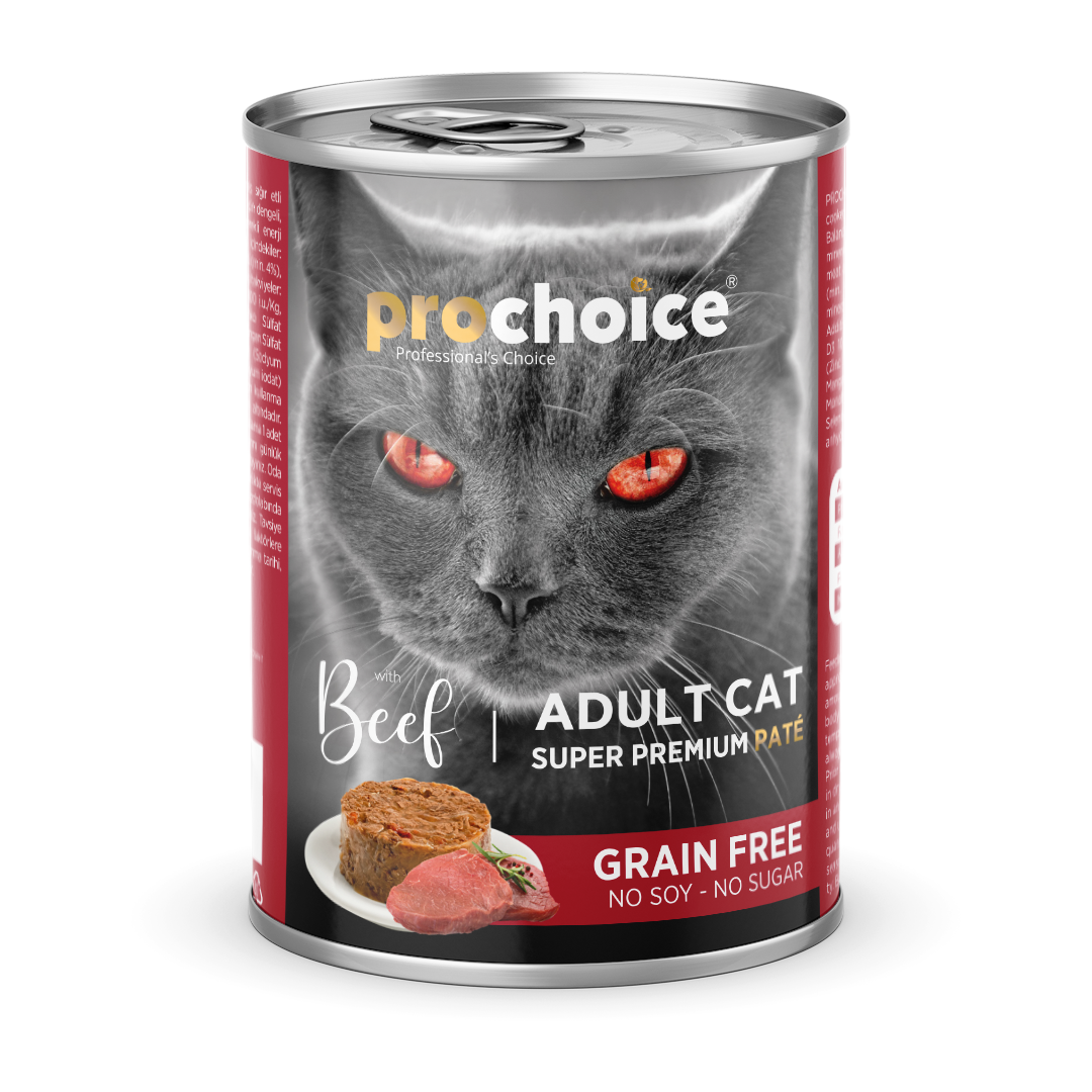 Prochoice Beef Pate For Adult Cats Yaş Kedi Maması 400 gr