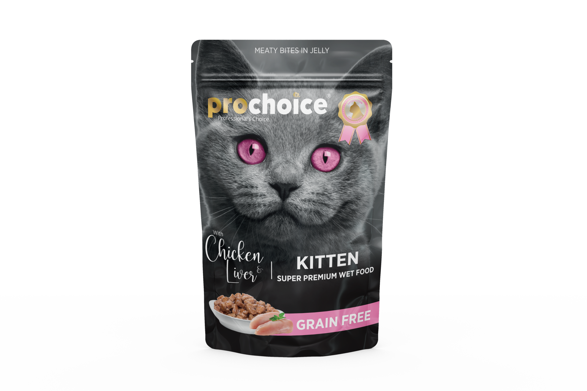 Prochoice Chicken & Liver Pouch For Kittens Yaş Kedi Maması 85 gr
