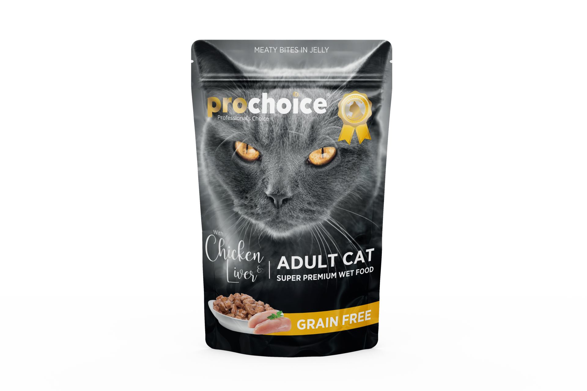 Prochoice Chicken & Liver Pouch For Cats Yaş Kedi Maması 85 gr