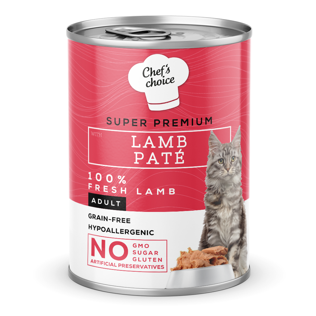 Chef's Choice Lamb Pate Yaş Kedi Maması 400 gr