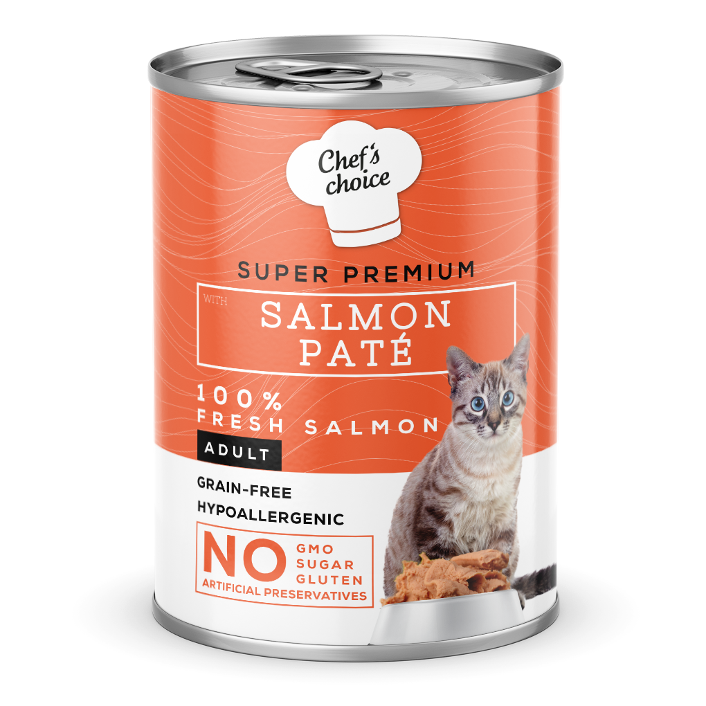 Chef's Choice Salmon Pate Yaş Kedi Maması 400 gr