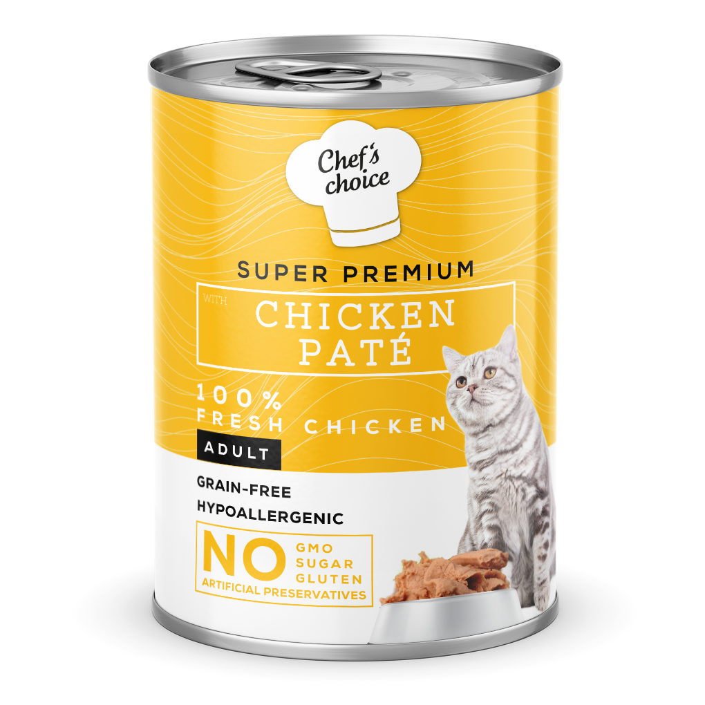 Chef's Choice Chicken Pate Yaş Kedi Maması 400 gr