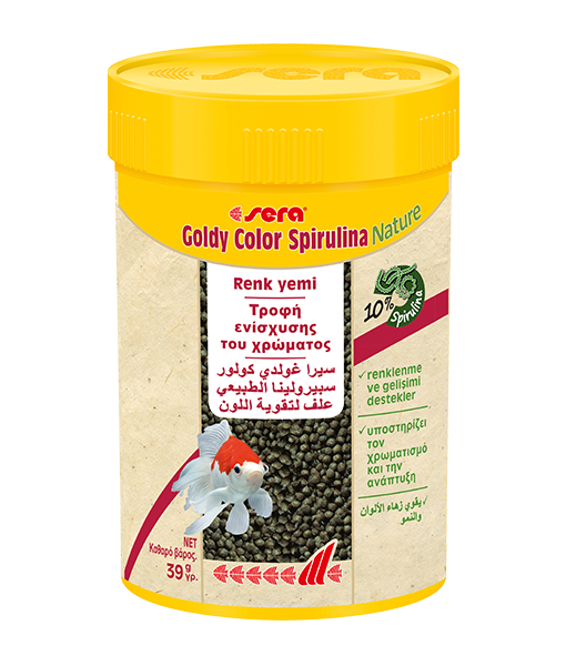 Sera Goldy Color Spirulina Nature Balık Yemi 100 ml
