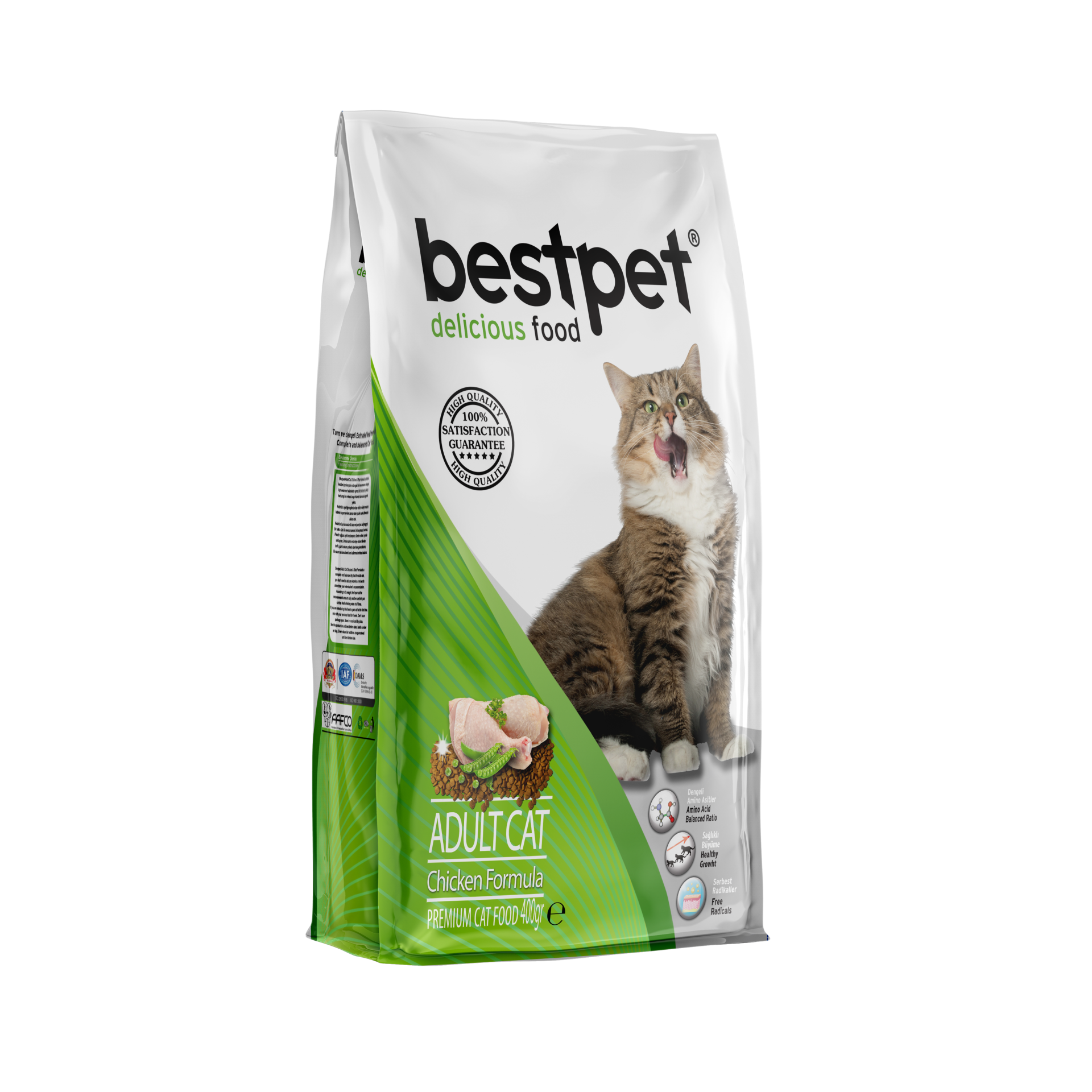 Bestpet Adult Chicken Kedi Maması 400 gr