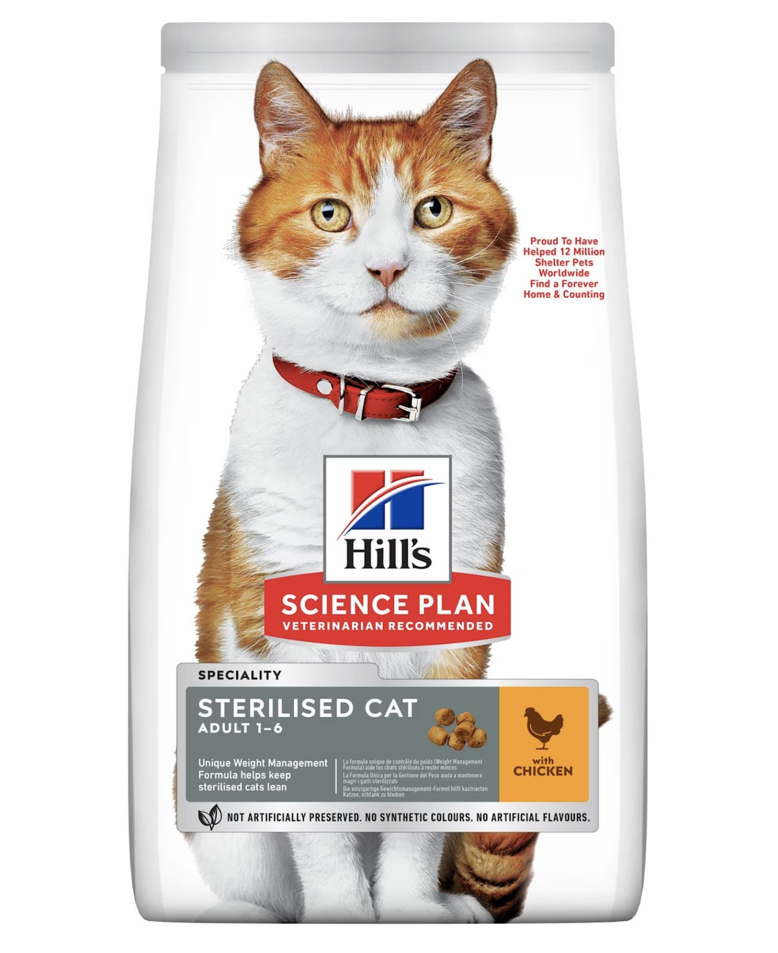 Hill's Sterilised Tavuklu Kısırlaştırılmış Yetişkin Kedi Maması 15 Kg