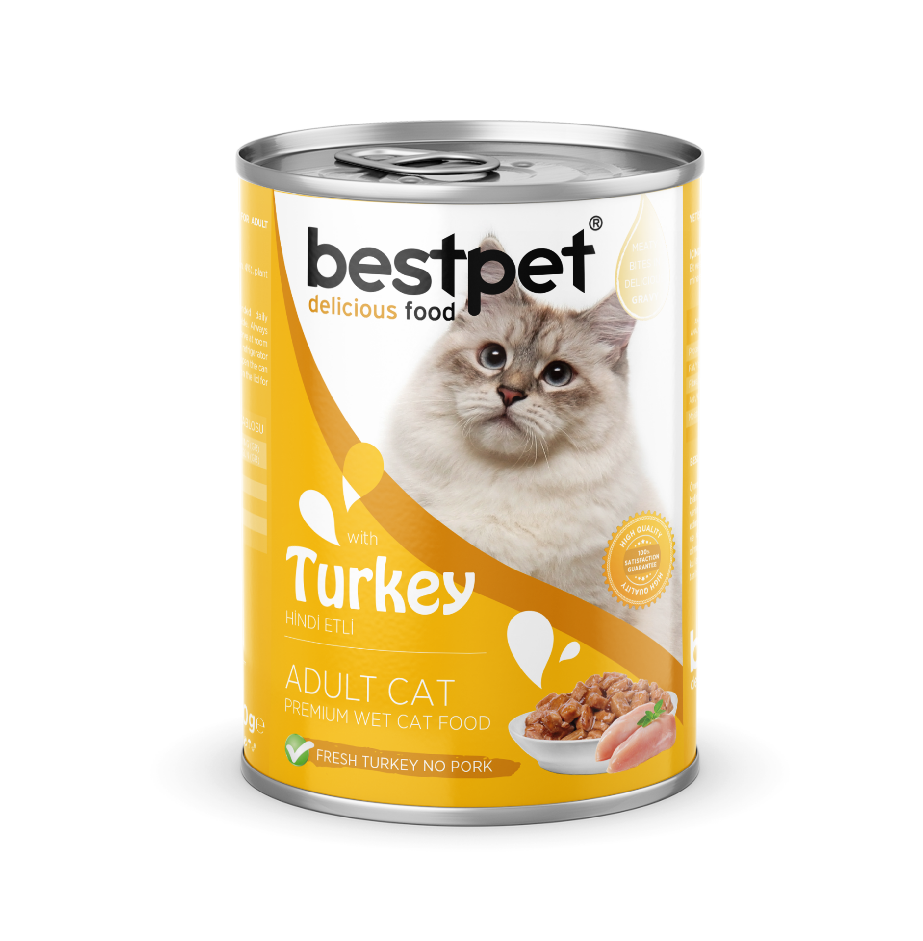 Bestpet Turkey In Gravy Yaş Kedi Maması 400 gr