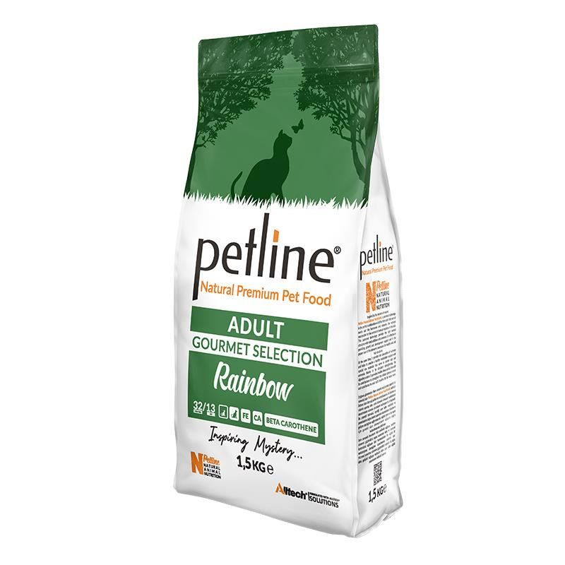 Pet Line Natural Premium Gourmet Karışık Yetişkin Kedi Maması 1,5 Kg