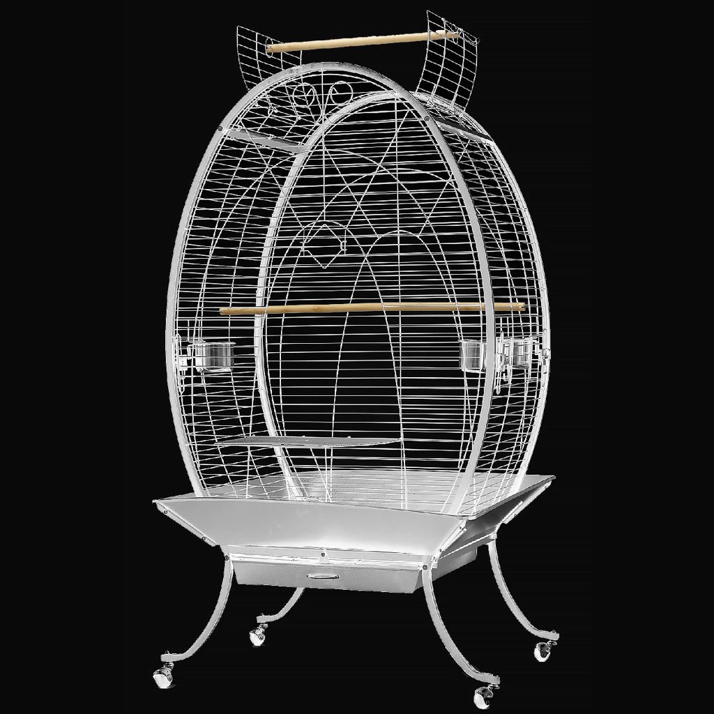 Dayang Oval Papağan Kafesi Ayaklı 89x60x159