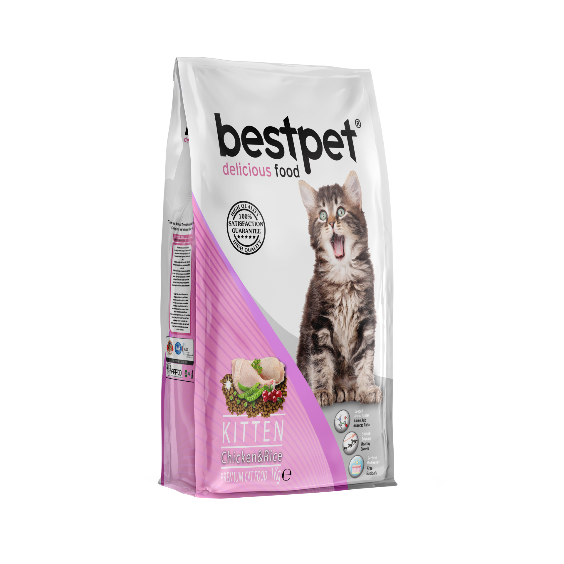 Bestpet Kitten Chicken Kedi Maması 1 Kg