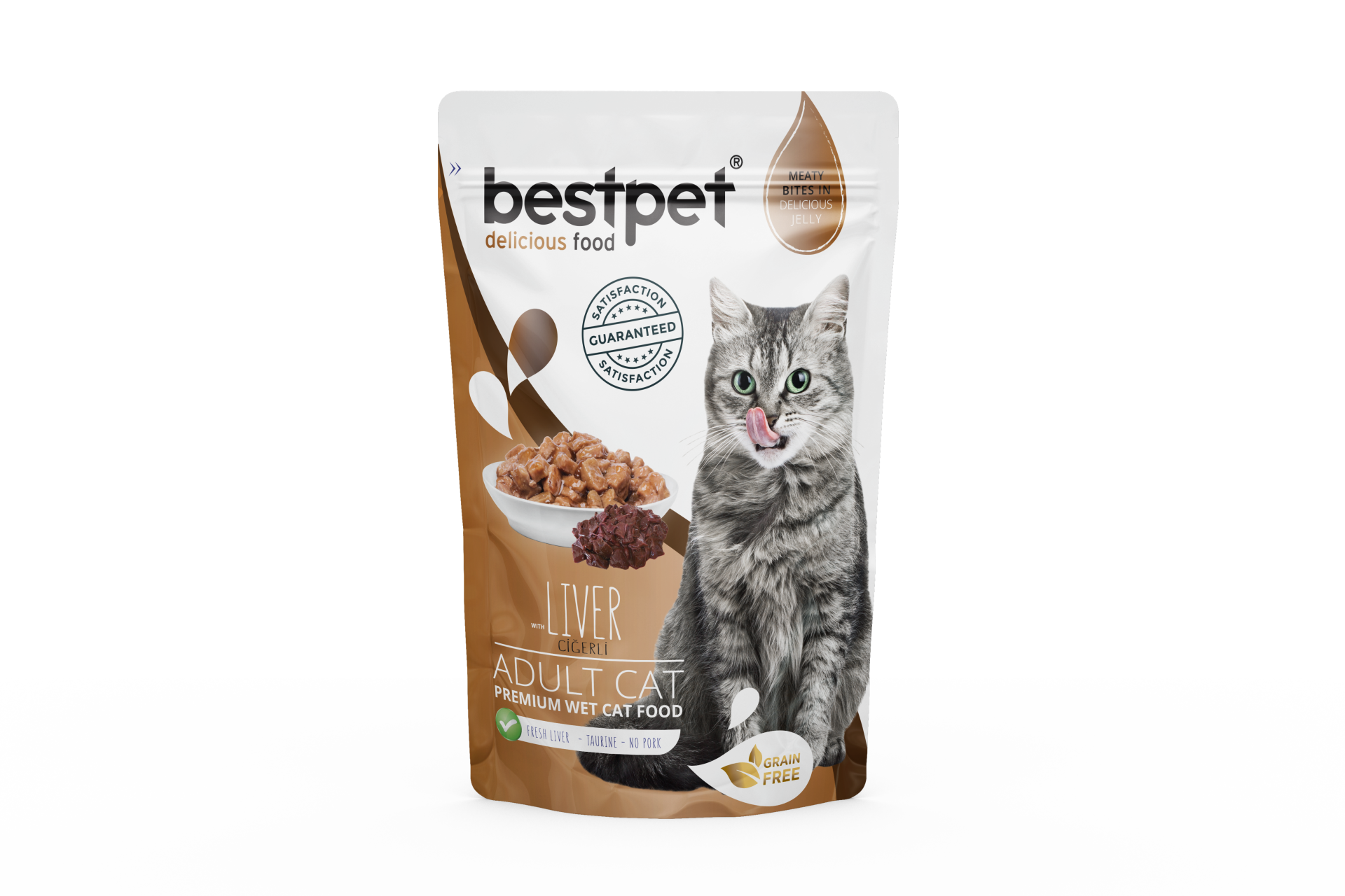 Bestpet Liver In Jelly Pouch Yaş Kedi Maması 85 gr