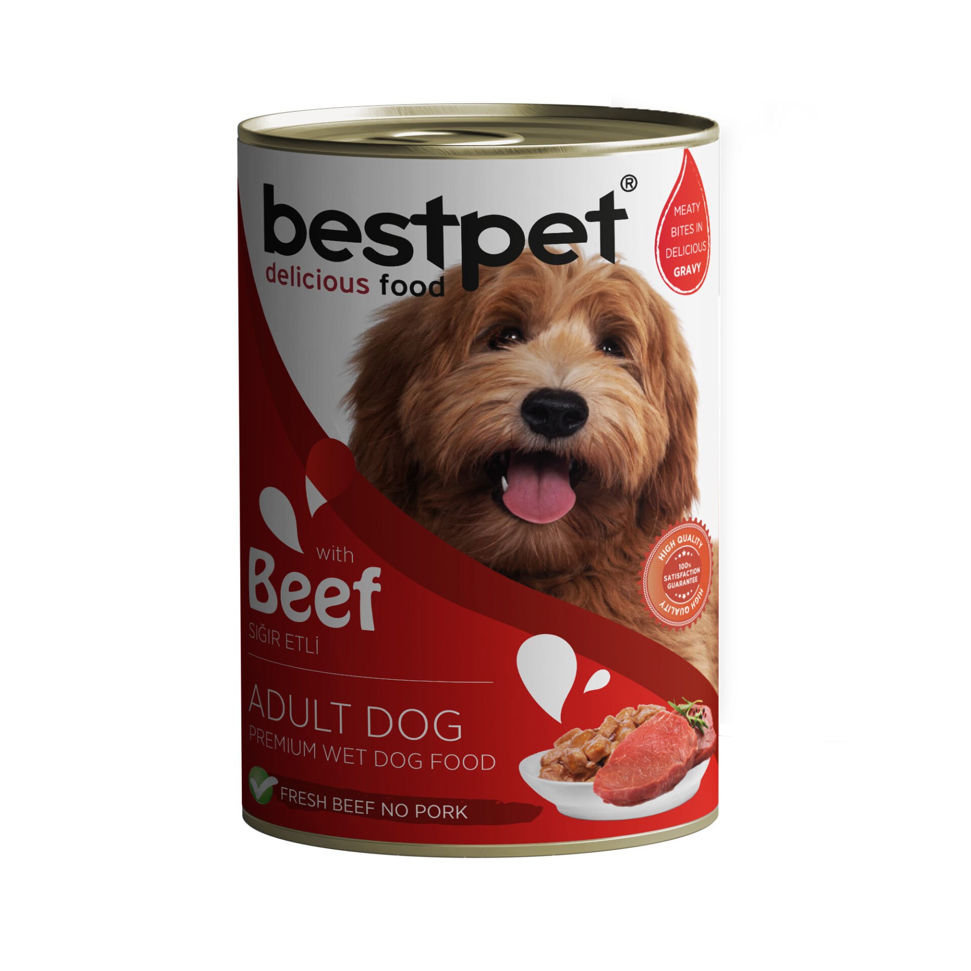 Bestpet Beef In Gravy Yaş Köpek Maması 400 gr