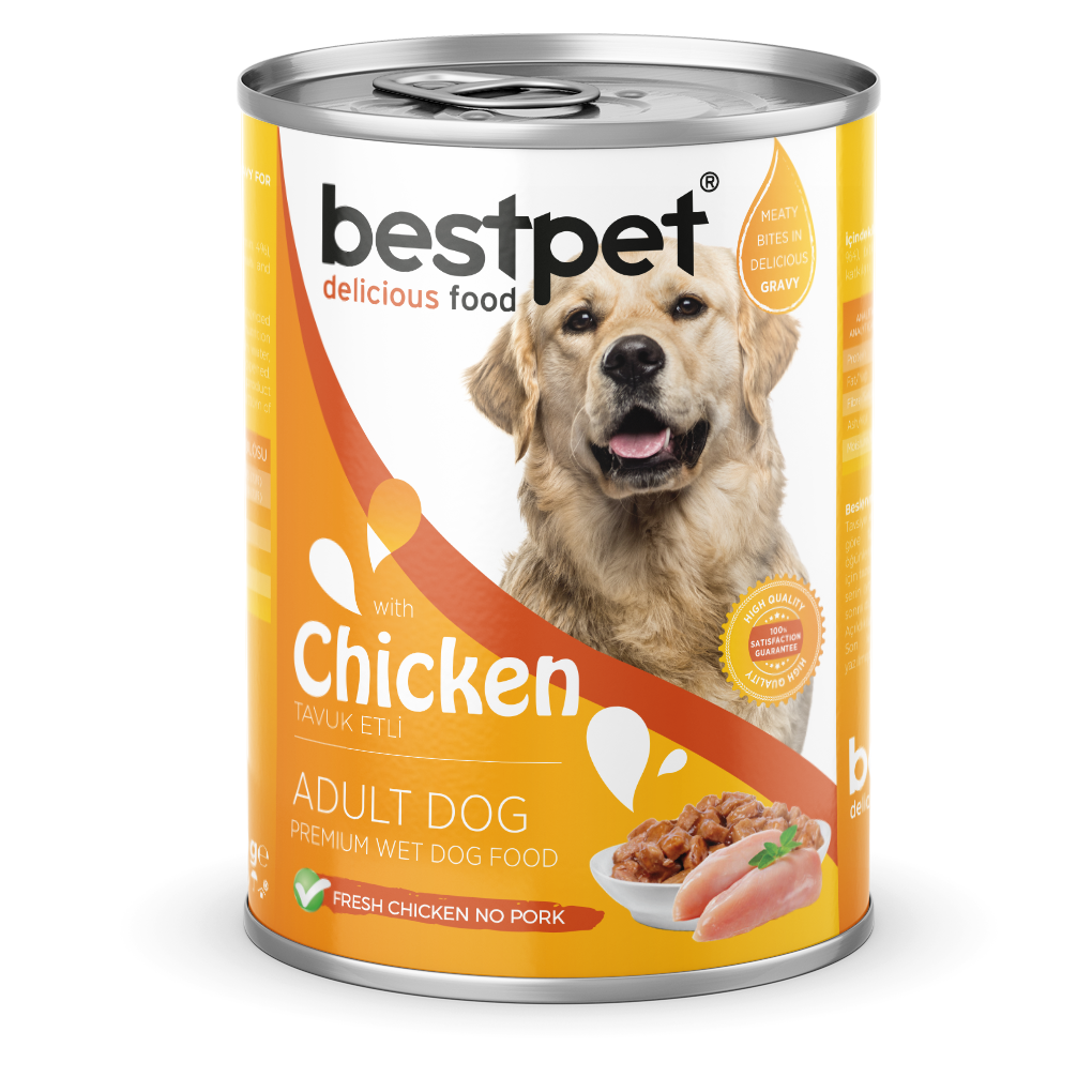 Bestpet Dog With Chicken Gravy Yaş Köpek Maması 400 gr